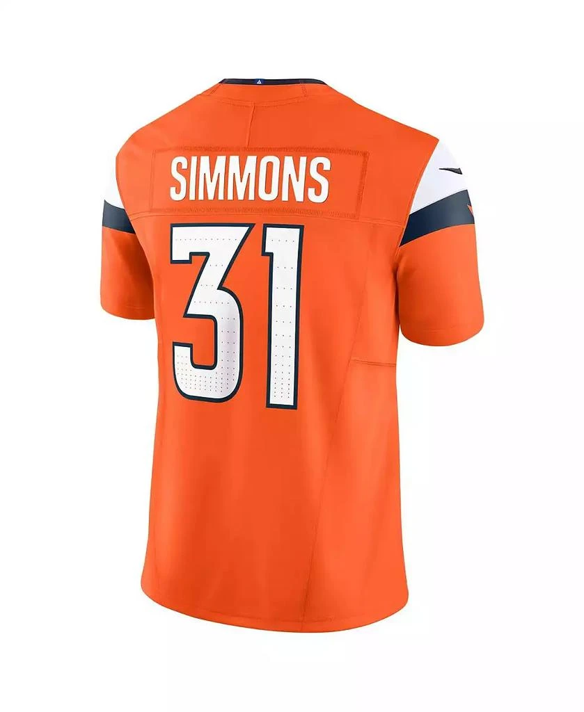 NIKE Men's Justin Simmons Denver Broncos Vapor F.U.S.E. Limited Jersey 3