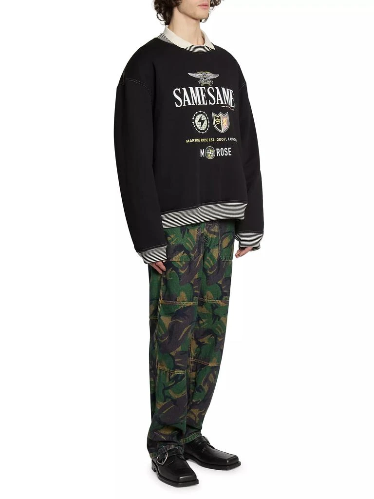 Martine Rose Logo Cotton Sweatshirt 2