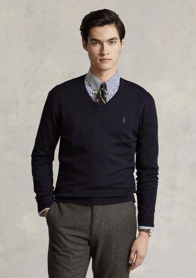 Ralph Lauren Ralph Lauren Washable Wool V Neck Sweater