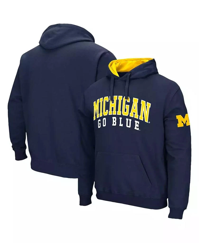 Colosseum Men's Michigan Wolverines Double Arch Pullover Hoodie 1
