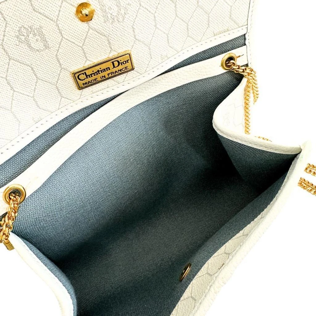 Dior Dior Honeycomb  Canvas Shoulder Bag (Pre-Owned) 5