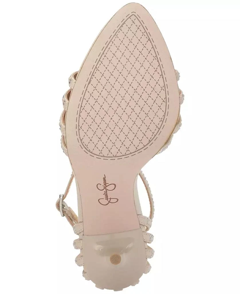 Jessica Simpson Women
s Nuvire Strappy Stiletto Dress Sandals 5