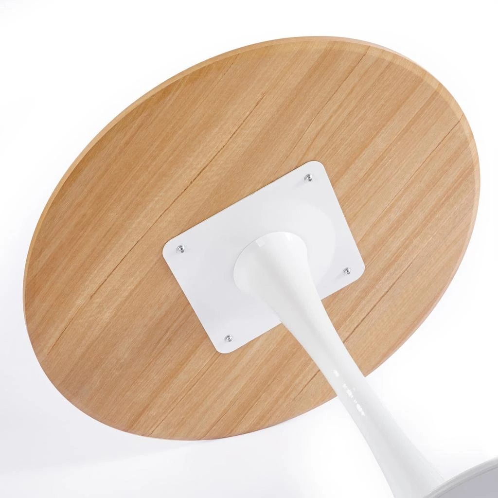 Streamdale Furniture Streamdale 31.5" Oak Tulip Dining Table (Seats 2-4) 3