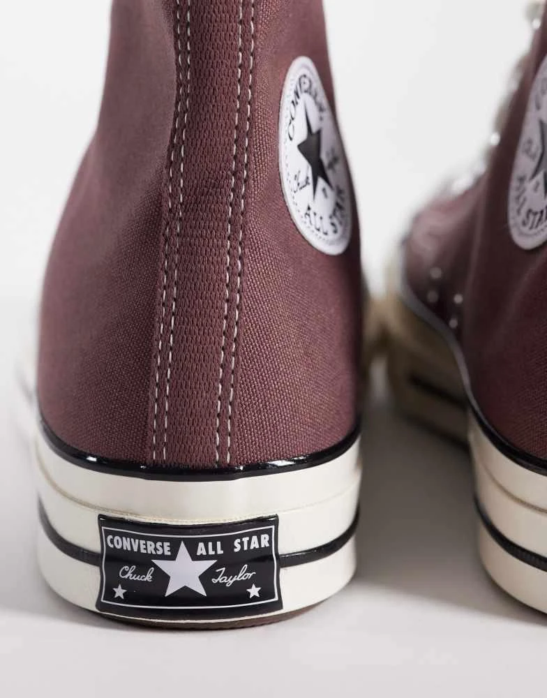 Converse Converse Chuck 70 Hi trainers in dark purple 5