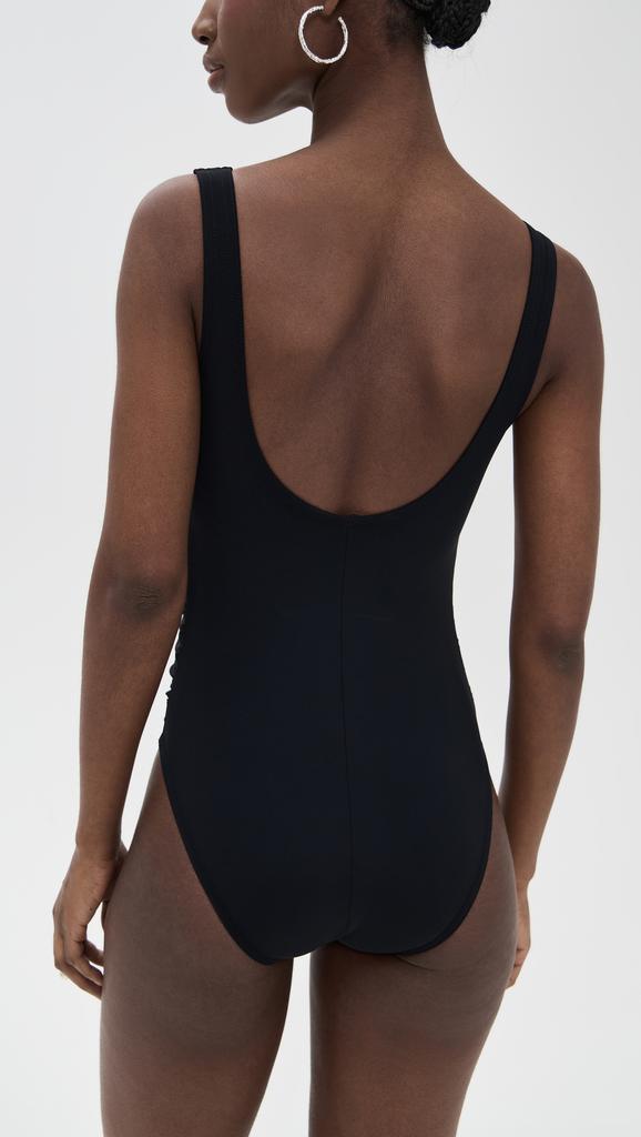 Karla Colletto Tess V Neck Silent Underwire Tank One Piece
