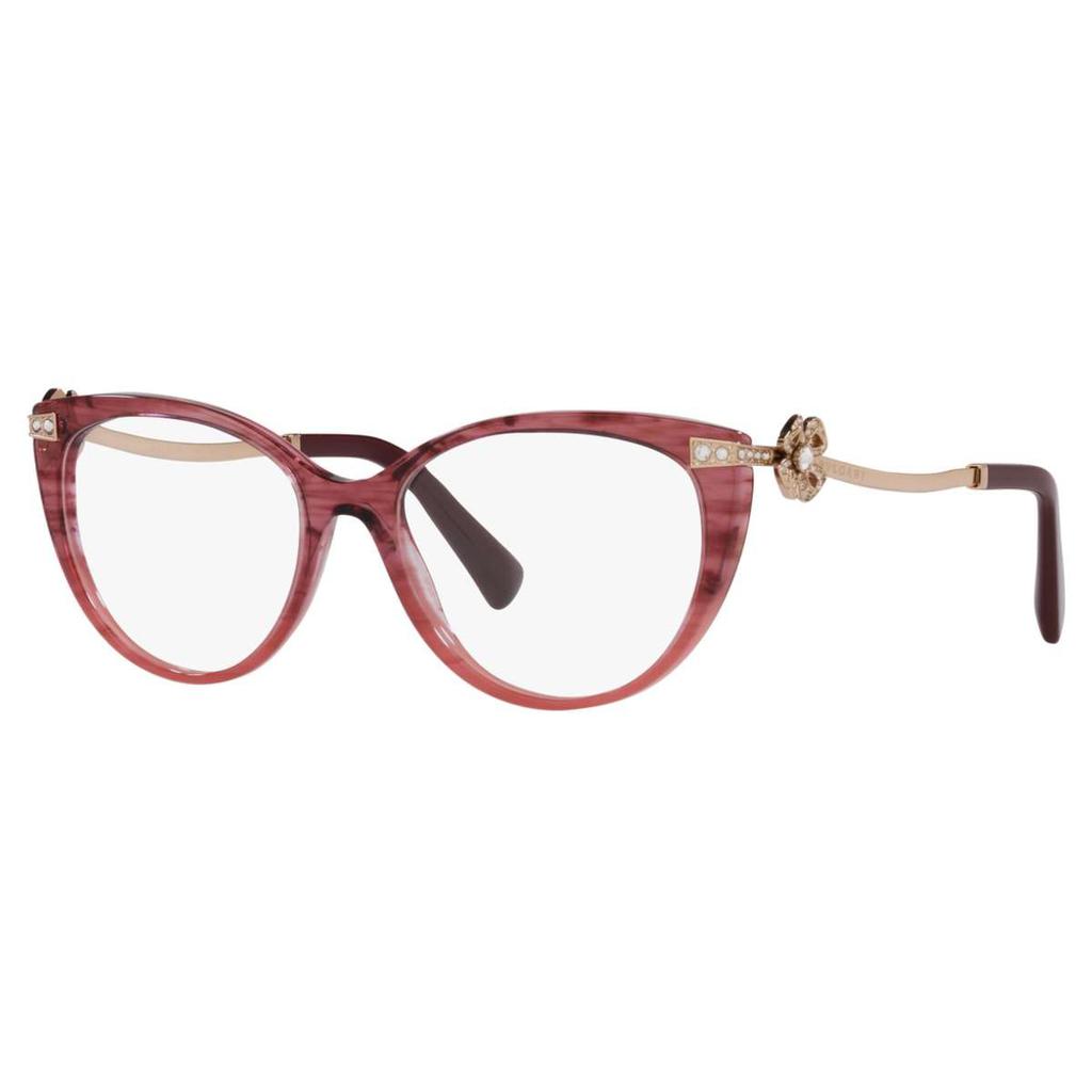 BVLGARI Bulgari Women's Red Round Opticals