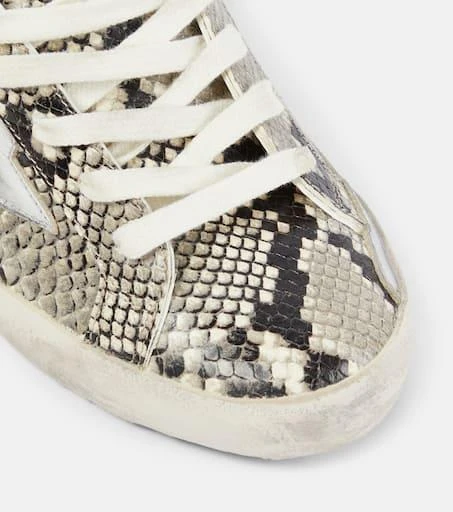 Golden Goose Super-Star snake-effect leather sneakers 6