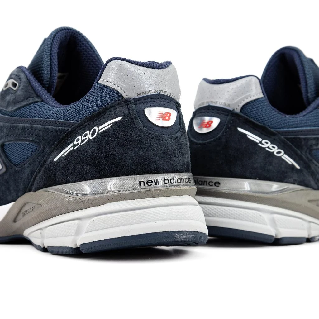 New Balance 990 V4 Navy/Silver  U990NV4 Men's 4
