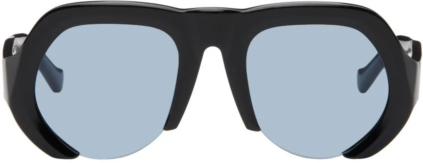 Grey Ant SSENSE Exclusive Black Sphere Sunglasses 1
