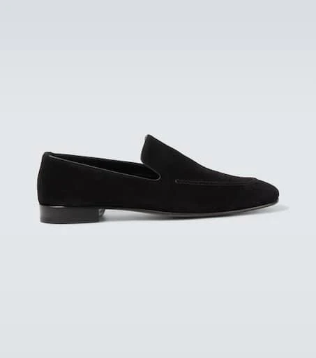 Manolo Blahnik Truro suede loafers 1