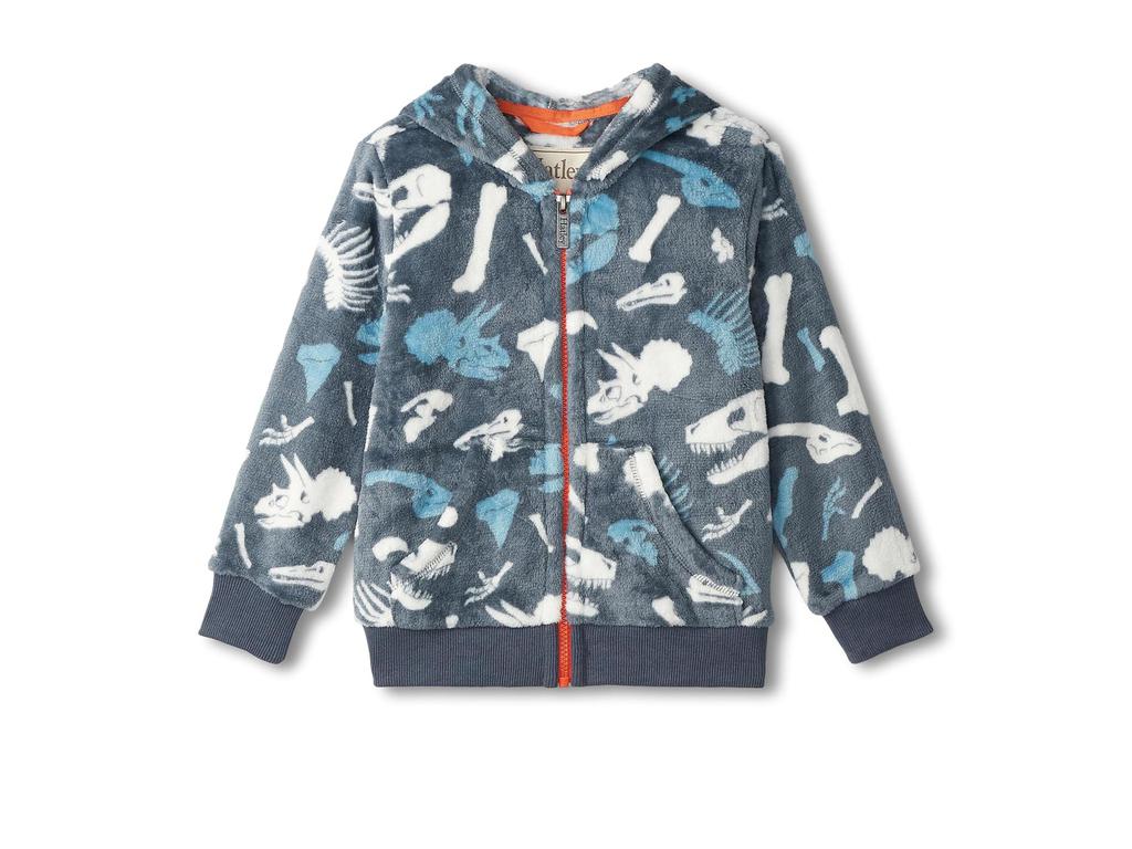 Hatley Dino Fossils Fuzzy Fleece Zip-Up (Toddler/Little Kid/Big Kid)