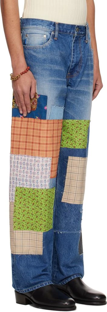 vowels Blue Baggy Jeans 2
