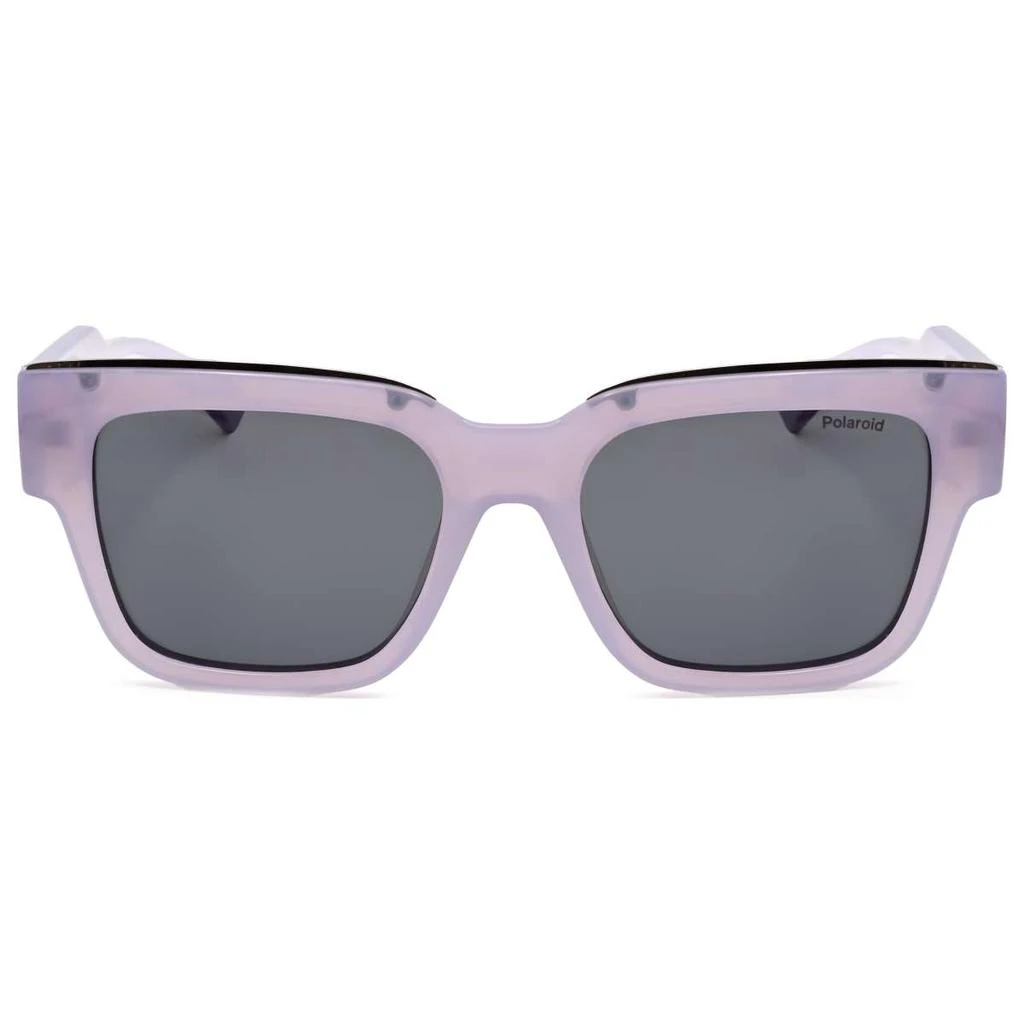 Polaroid Polaroid Unisex Purple Rectangular Polarized Sunglasses 2