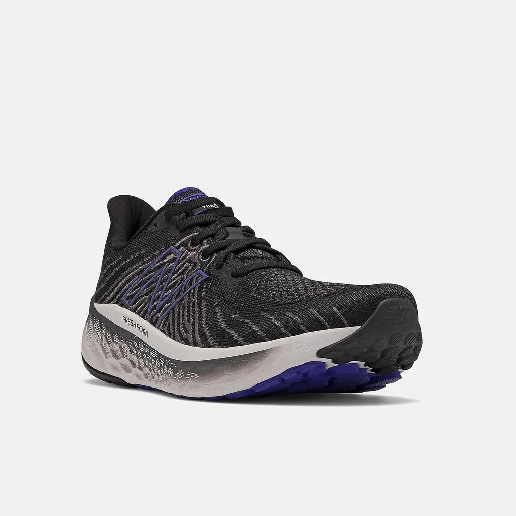 New Balance Men's Fresh Foam X Vongo V5 Running Shoes - 2E/wide Width In Black W/ Deep Violet 2