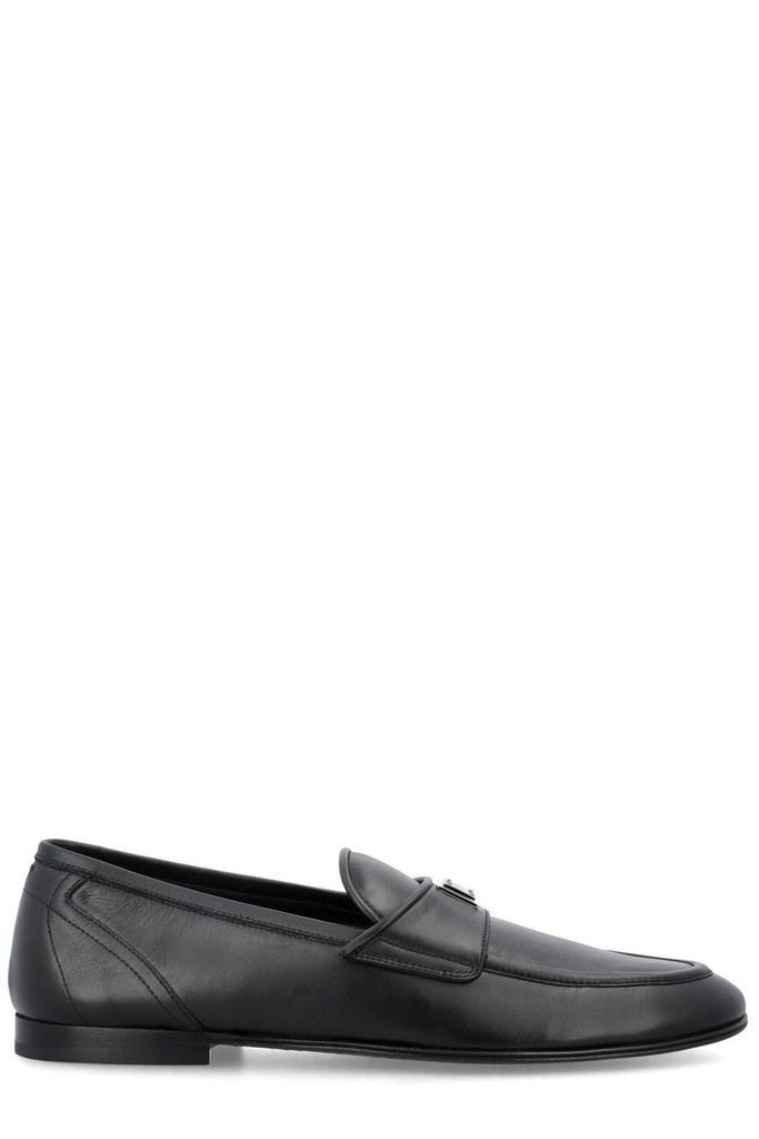Dolce & Gabbana Dolce & Gabbana DG Logo Plaque Loafers Blue
