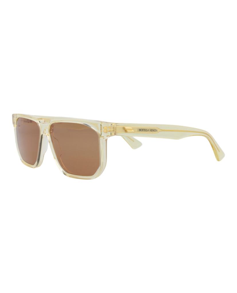 Bottega Veneta Square-Frame Acetate Sunglasses