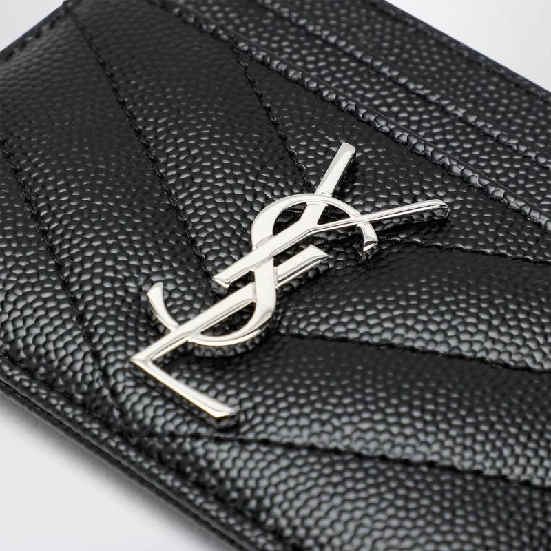 Yves Saint Laurent Cassandre card holder black 3