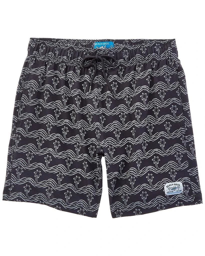 BEACH BROS Brush Palm Waves Swim Short 1
