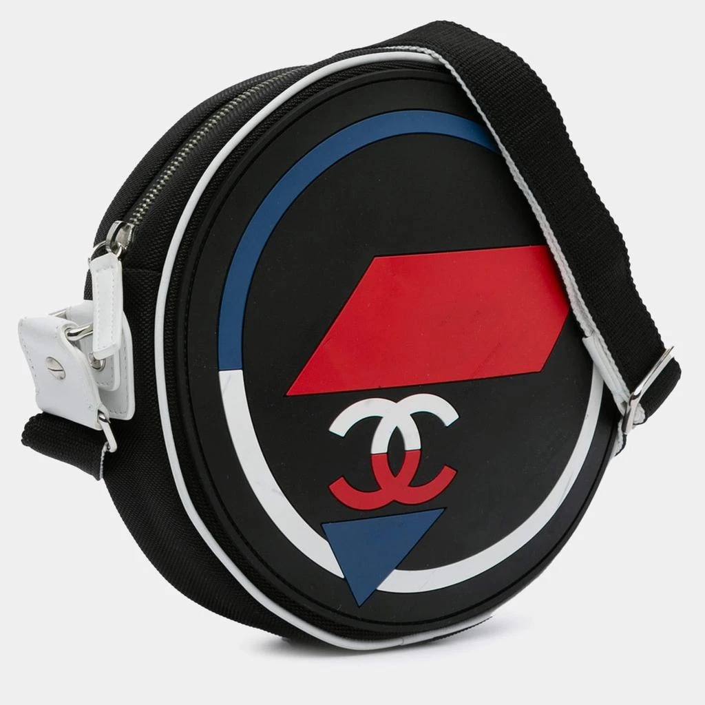Chanel Chanel Multicolor Canvas And Rubber Airlines Round Crossbody Bag 2