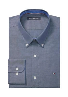 Tommy Hilfiger Hilfiger Men S Slim Fit Flex Stretch Dress Shirt 1