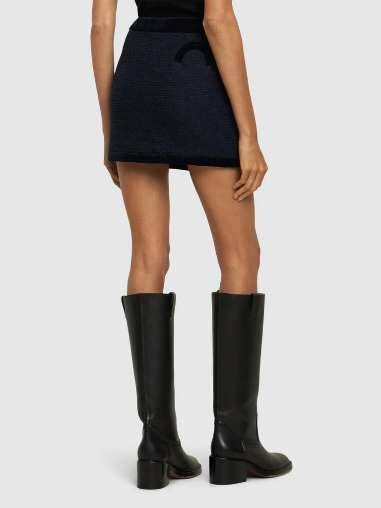 BLAZÉ MILANO Exclusive Lusitano Bouclé Mini Skirt 2