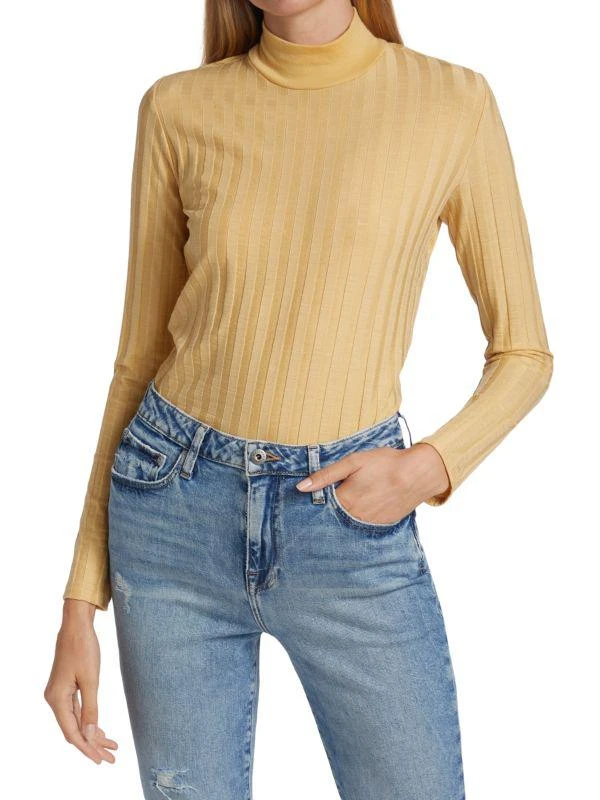 Jonathan Simkhai Standard Janelle Mock Turtleneck Sweater 1