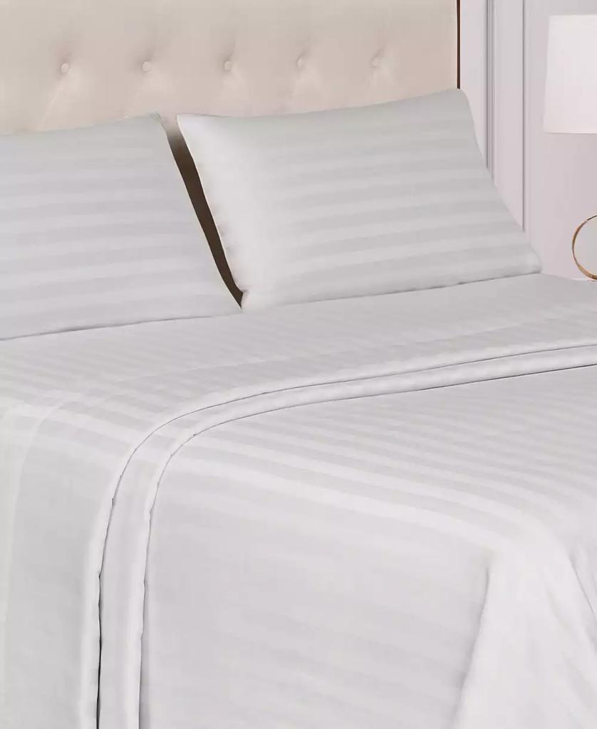 Juicy Couture Royal Dreams Damask Stripe 300-Thread Count Sateen Cotton 4-Pc. Sheet Set, King
