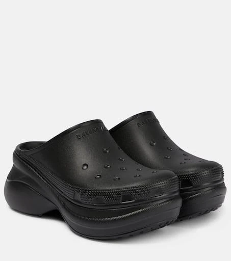 Balenciaga x Crocs platform slides 1