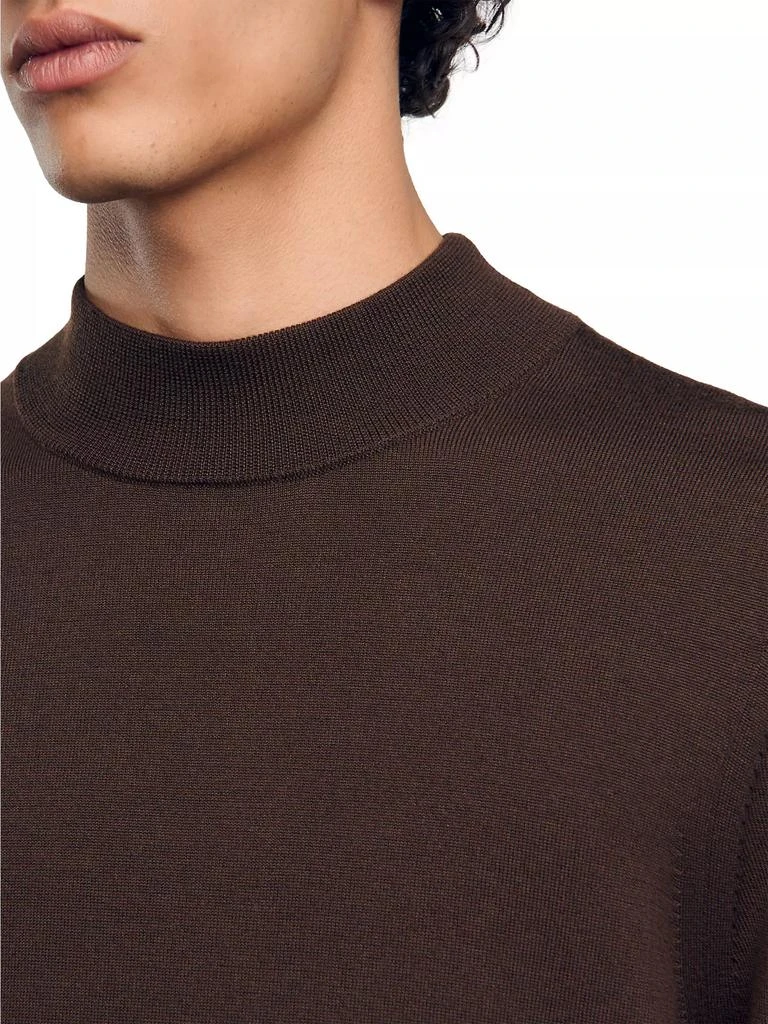 Sandro Mock Neck Sweater 5