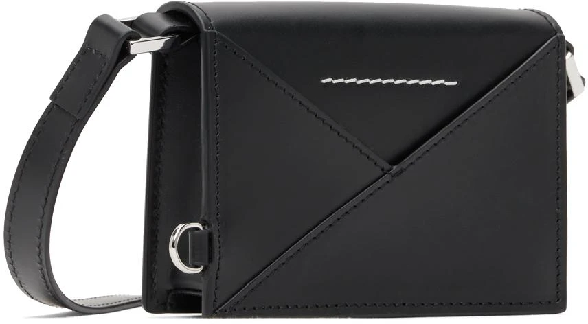 MM6 Black Stitch Shoulder Bag 3