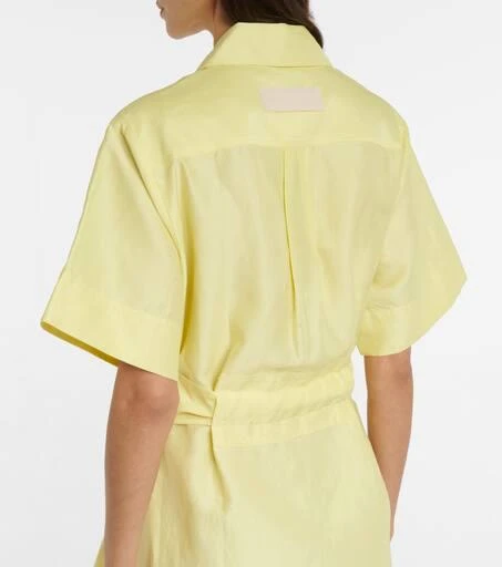 Lee Mathews Sparrow shirt midi dress 6