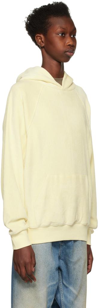 Fear of God ESSENTIALS Yellow Raglan Hoodie