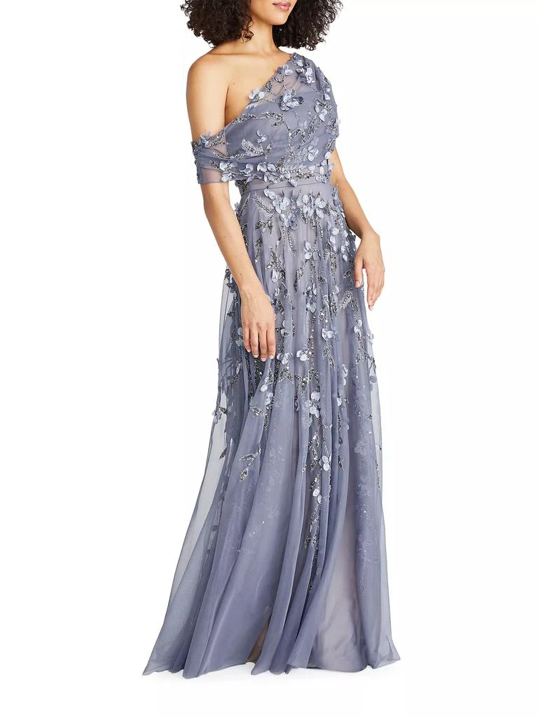 Theia Fiorella Draped Petal Gown 4