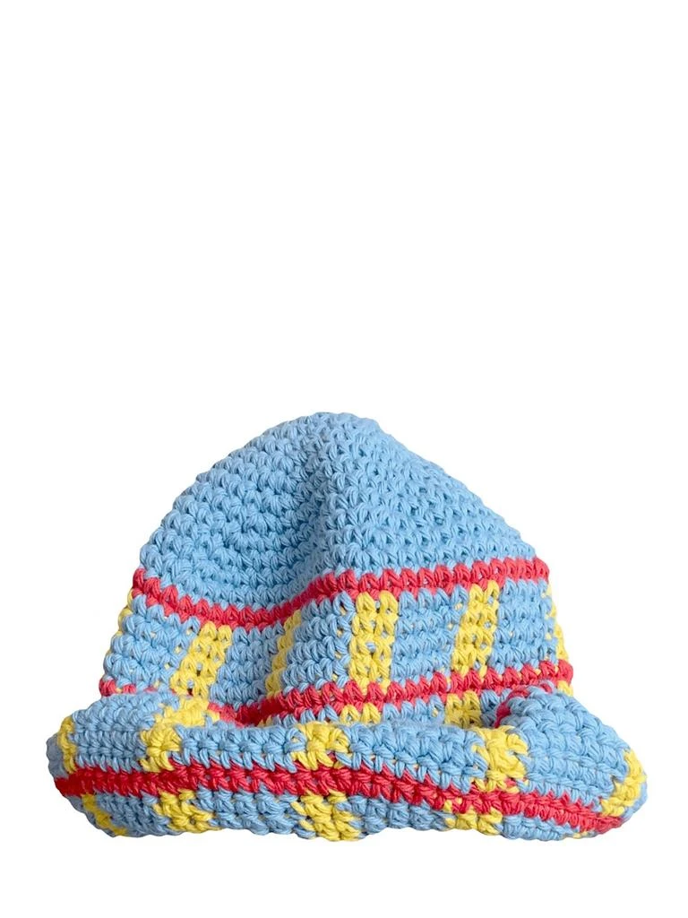 MEMORIAL DAY Plaid Crochet Bucket Hat 3