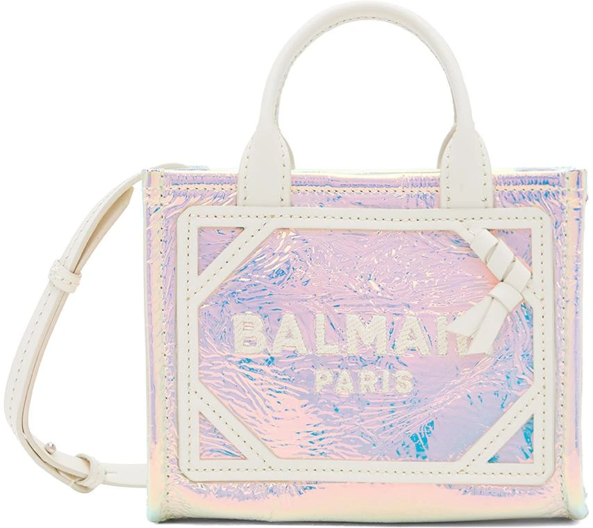 Balmain Silver Mini B-Army Bag 1