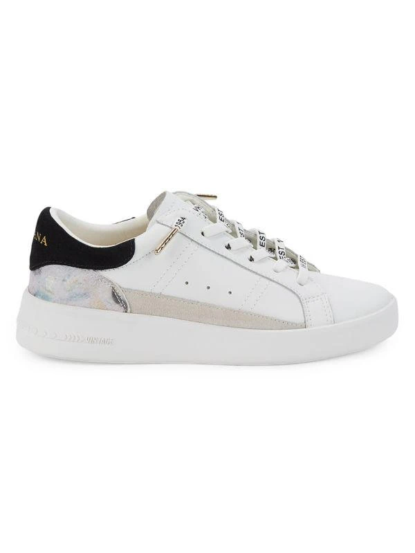 Vintage Havana ​Janay Calf Hair-Trim Low-top Sneakers 1