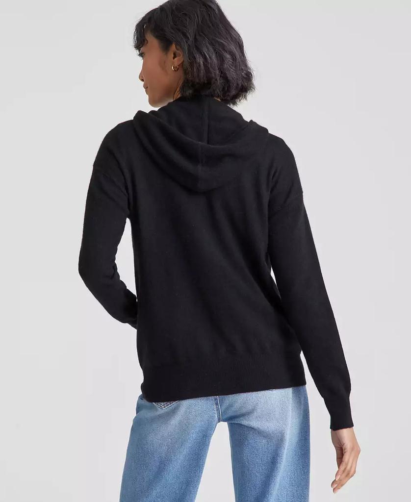 Charter Club Women's 100% Cashmere Zip Hoodie, Regular & Petite, Created for Macy's