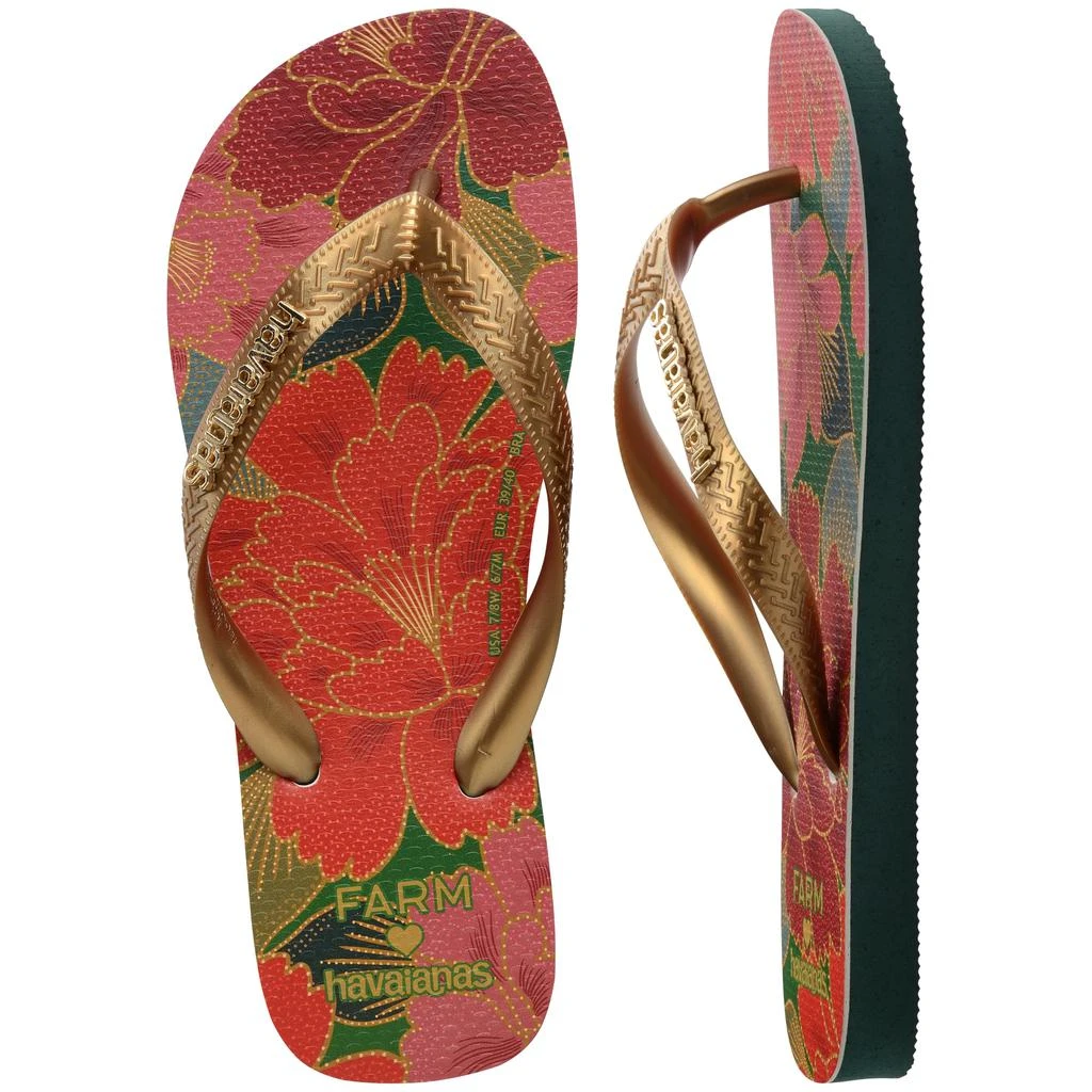 Havaianas FARM RED FLORALS SANDAL 3