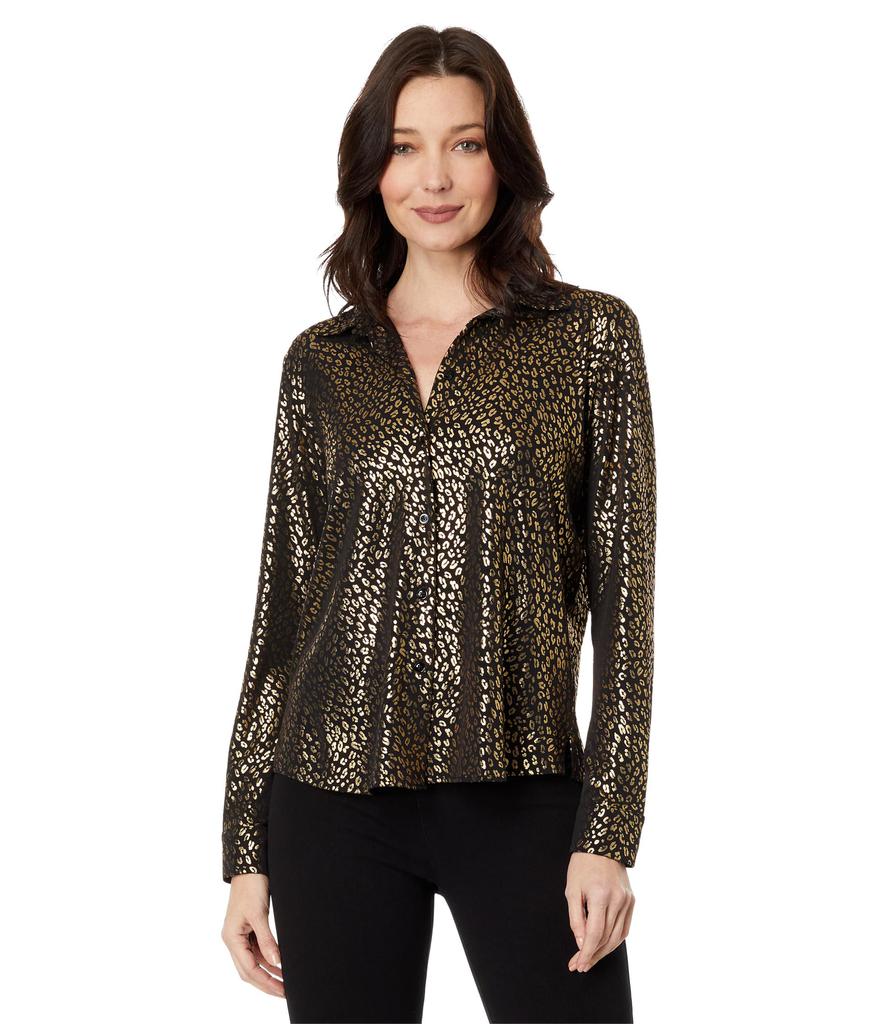Elliott Lauren Night and Day Top with Overlock Seam Detail