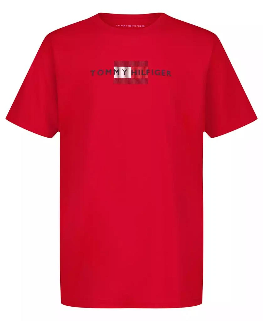 Tommy Hilfiger Boys' 8-20 Linear Flag Short-Sleeve T-Shirt