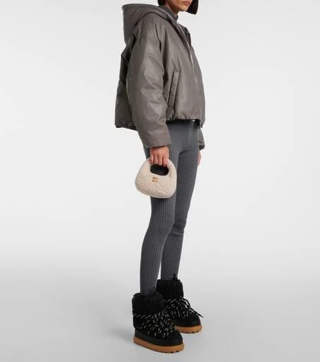 Miu Miu Wander Mini shearling shoulder bag 5
