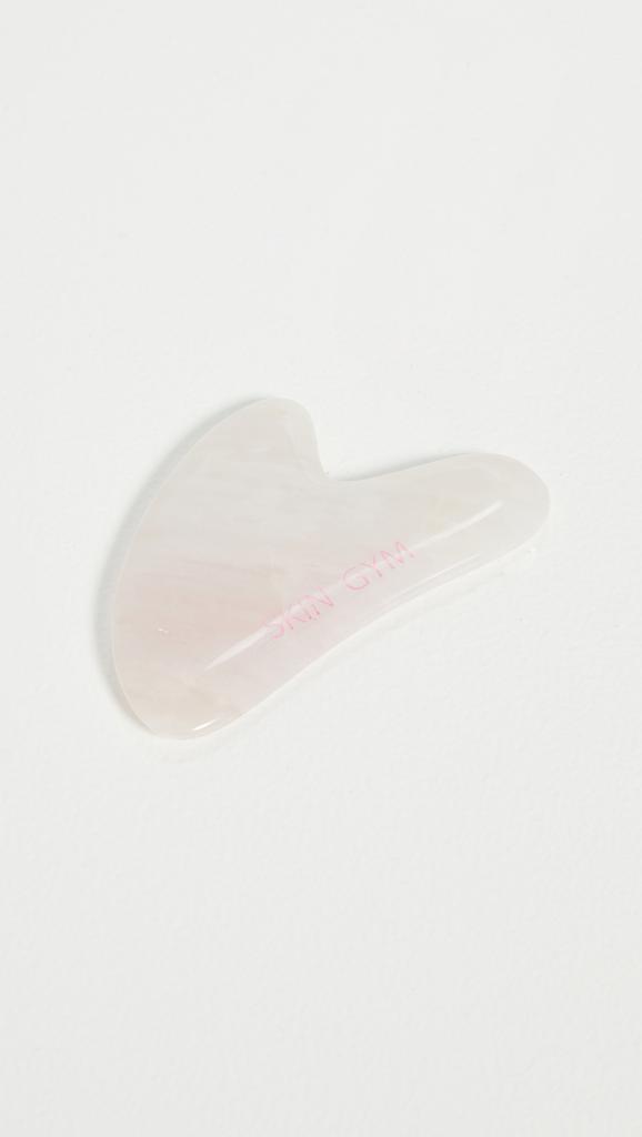 Skin Gym Rose Quartz Sculpty Heart Gua Sha