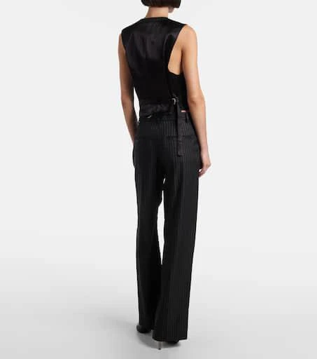 Isabel Marant Nicky pinstripe wool-blend vest 3