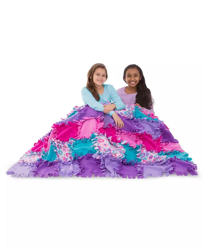 Melissa & Doug Melissa & Doug Created by Me Flower Fleece Quilt No-Sew Craft Kit 4