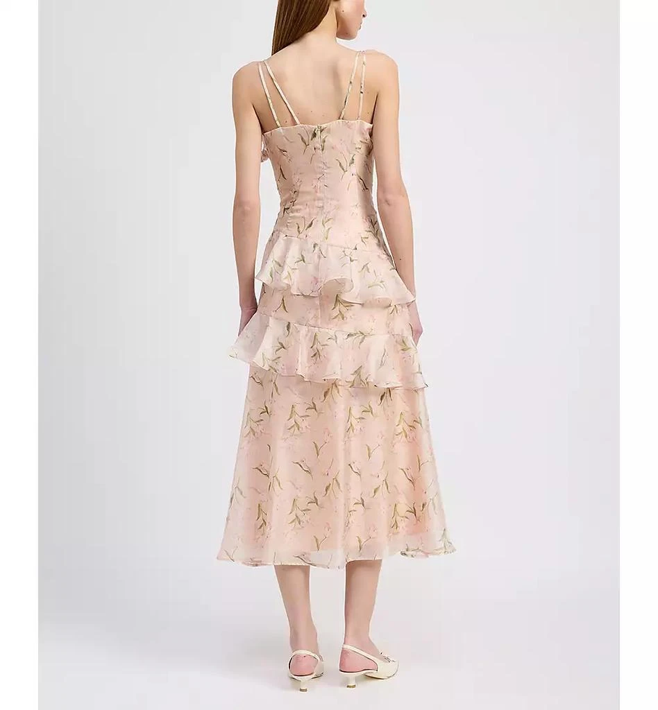 En Saison Women's Kimberly Ruffle Midi Dress 2