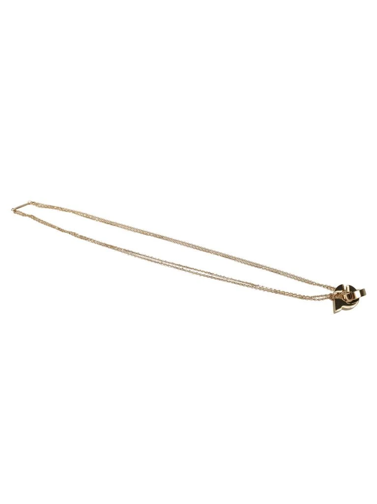 Salvatore Ferragamo ELEGANT BRASS NECKLACE 1