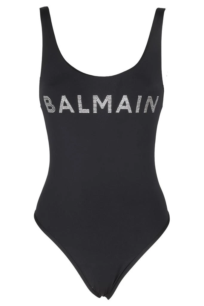 Balmain Balmain Logo Printed One Piece Swimsuit 1