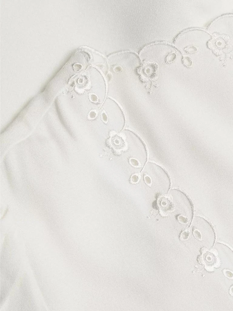 Reformation Vivia Scalloped Bow Top 7