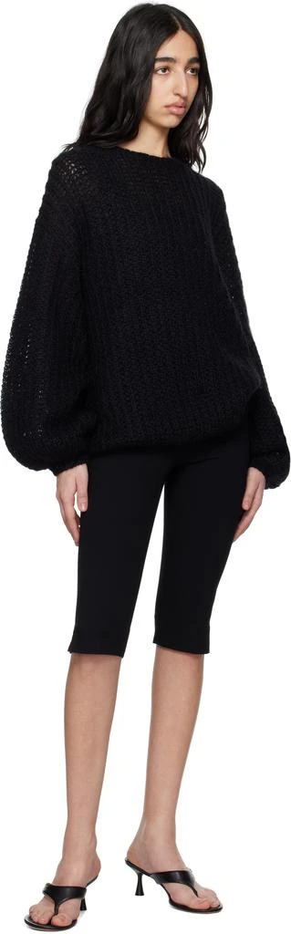 Totême Black Puffed Knit Sweater 4