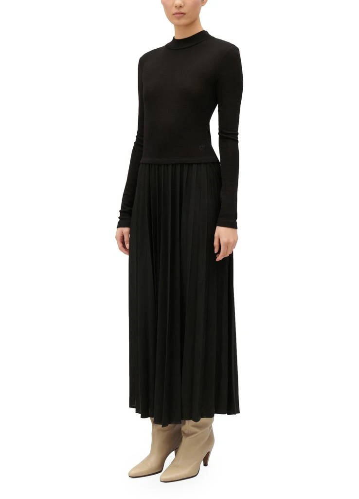 CLAUDIE PIERLOT Twist pleated knitted dress 2